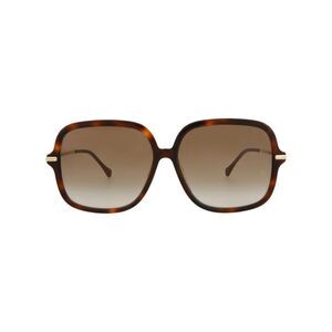 Gucci Square/Rectangle-Frame Acetate Sunglasses Brown Womens